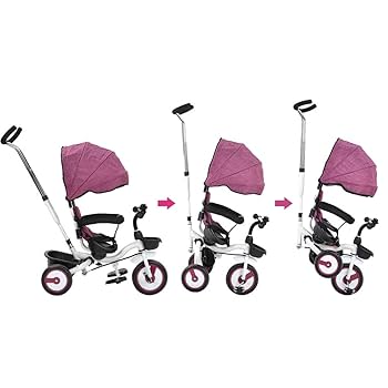 【新品未使用】折りたたみ式三輪車 ピンク シェード付き imgrc0096240496.jpg
